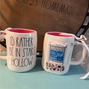 Rae Dunn Artisan Collection by Magenta Gilmore Girls Stars Hollow Mug Nwt